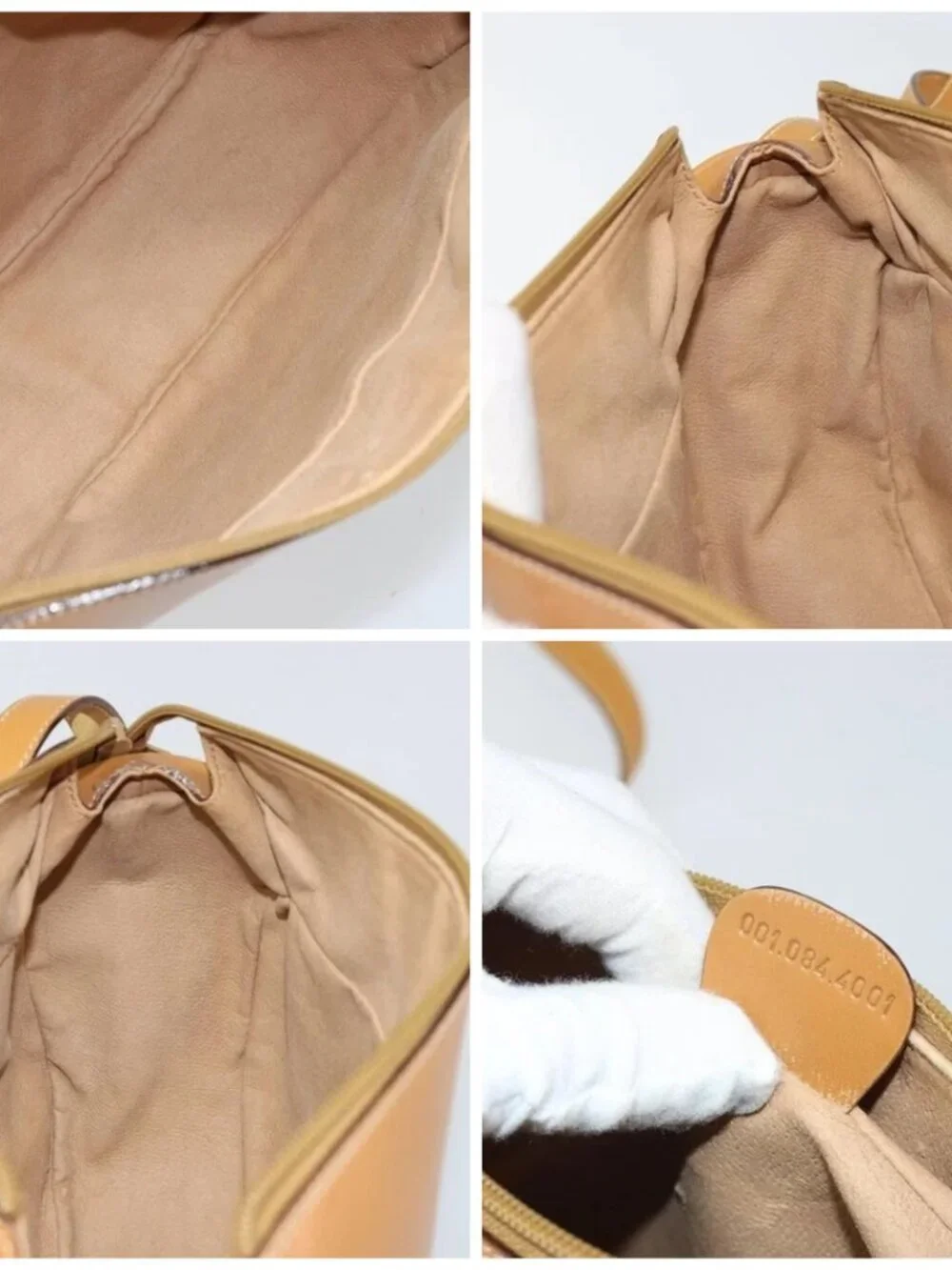 GUCCI Micro GG Supreme Web Sherry Line Bag PVC Beige 001 084 4001 Auth BA9954 - Picture 14 of 15